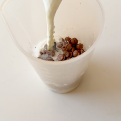 add milk to chocolate