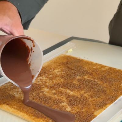 Pour on ganache