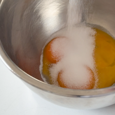 Egg yolks & sugar