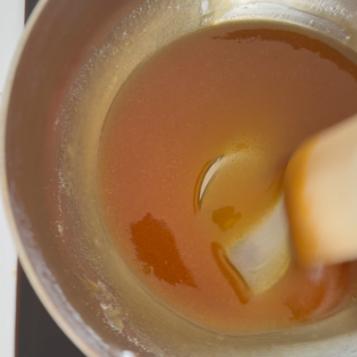 Cook to a a golden amber colour