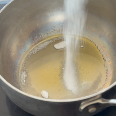 Add more sugar once light golden colour